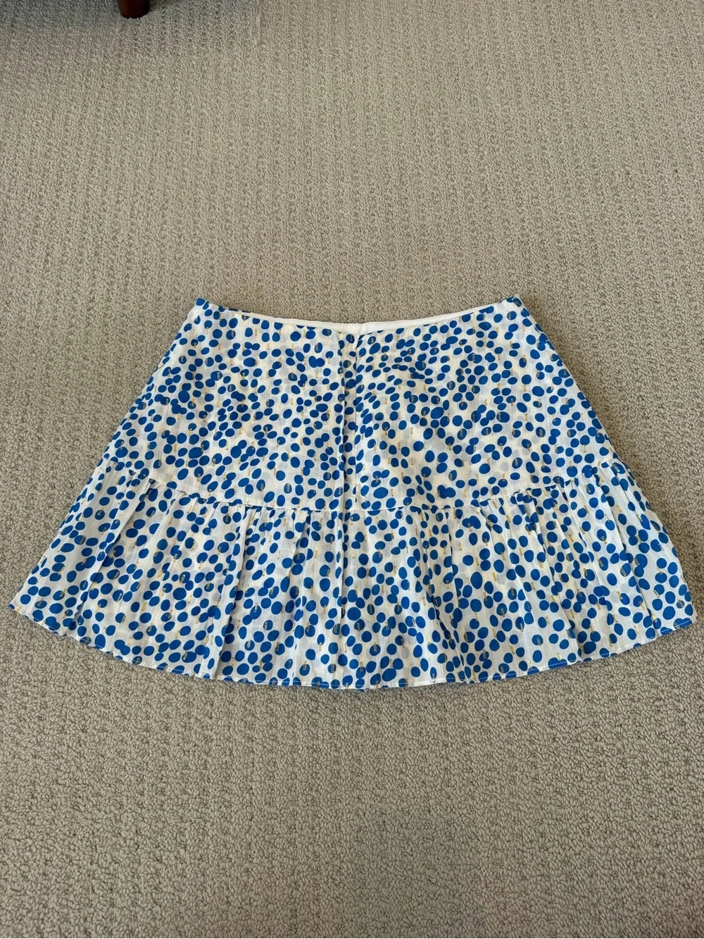 Amanda Uprichard Blue Polka Dot Skort - Picture 4 of 4